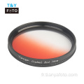 Kit de filtre de couleur gris + orange + bleu progressif pour appareil photo